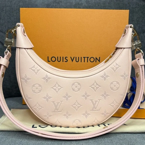 Louis Vuitton Loop monogram mahina Jasmine pink bag - Picture 8 of 10